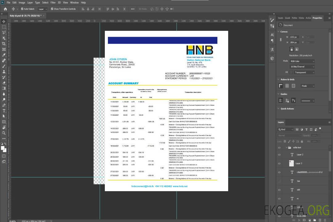 Sri Lanka Banque nationale Hatton Excel template Sri Lanka Banque nationale Hatton Excel template